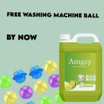 Amgey Detergents Liquid Bosch Detergent For Front Load Washing Machine Matic Liquid Detergent 5 kg Can Ariel Matic Liquid Detergent Semi-Automatic & Top Load Refill Can| For Top load Washing | No Soda Formula | Liquid Detergent With Washing Machine Ball