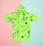 THE LITTLE LOOKERS Swimming Bath Gown for Kids, Bath Gown for Baby Boys/Baby Girls | Swimming Gown for Kids (Jelly Hood Green, 6 Months-2 Years(Small))