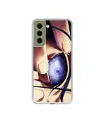 Casotec Anime Naruto Eye Design Printed Silicon Soft TPU Back Case Cover for Samsung Galaxy S21 FE 5G