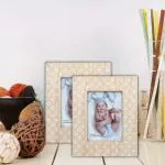 Storia Wooden Baby Photo Frame, Tabletop Photo Frame, Decorative Picture Frames For Home Décor, Office Desk, Bedroom & Living Room (16.5 x 11.5 cm) (Pack Of 2)