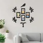 Random Family Tree Collage Photo Frames for Wall Decoration| Home and Wall Decor Framing of Photos and Picture For Living Room, Bedroom, Home, Office Set of 4 (4
