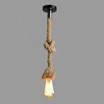 DesiDiya Bamboo Rope Lights for Ceiling Hanging, (Pack of 1 - Bulb Not Included)