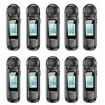 Robustt Alcohol Tester |Portable Alcohol Testing Machine |LCD Digital Display Breath Analyzer Alcohol Meter for Personal & Professional Use |No mouth touch Alcohol tester (Model-3), Pack of 10