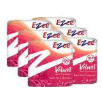 Ezee Velwet 2-Ply Tissue Paper Napkins 100 pulls (Pack of 6)