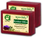 Ayurdaily Keshar Olive Soap, 250 G (Pack Of 2)