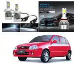 Feelitson White Car C6 H4 Compact Design 36W/3800Lm Led Headlight For Maruti Suzuki Zen (Pack Of 2)