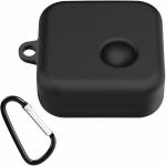 Ragro Silicone Front And Back Case With Keychain For Nothing Ear 2 (Black)