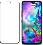 Accessories Kart Black Edge To Edge Tempered Glass For Lg G8X