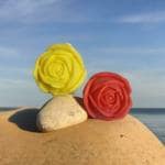 KIAS HERBAL Handmade Designer Rose Soap || Natural Ingredients || Gentle Cleansing || Pack of 2, 110 Grm Each