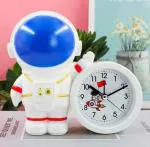 Jellify Astronaut Shape Desk Table Alarm Clock for Kids and Students/Astronaut Space Theme Table Desk Alarm Clock for Boys & Girls Pack of 1 (Color may vary)