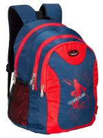 Cosmus Cool Matric size 3 Compartment 38L Polyester Backpack Bag Blue