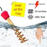 Dainty Tech Immersion Heater Rod Isi Mark Shock Proof (Red) Pack Of 1