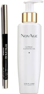 SMART BEAUTY Oriflame Sweden NOVAGE Supreme Cleansing Gel with kajal (2 Items in the set)