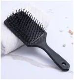 D-Top Rectangular Cushion Paddle Hair Brush Large Paddle Cushion Hair Brush for Blow-Drying & Detangling - Comfortable Styling, Straightening & Smoothing ()