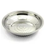 IDEAL PRIME Heavy Duty Stainless Steel Multiple Food Strainer Vegetable Washer Poha Chalni Colander for Kitchen Noodle Pasta Drainer Kitchen Tool Pack of 1