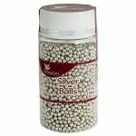 BLOSSOM Edible Silver Balls Sprinkles for Cake Decoration (Size- 1) 700 g
