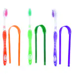 MAXI Tiger Toothbrush & Tongue Cleaner-Oral Hygiene Kit (Pack of 3)