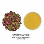 Octavius Tulsi Rose Chamomile Herbal Tea - Ayurvedic Stress Relieving & Immune Boosting Tea |Gluten-Free, Vegan, Non-GMO, Caffeine-Free Tisane Tea| Vacuum Packed Eco-Friendly Box - 3.5 oz (100 GMS)
