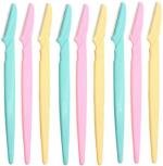 OPTRA-Avty Eyebrow Trimmer Hair Remover Facial Razor Blades Shaver Sharp Portable Makeup Tool Kit (Set Of 9)