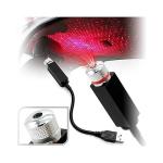 Shopeleven Portable Usb Car Interior Star Projector Night Light - USB Portable Adjustable Flexible Atmospheres Decoration Car Lights with 4 Modes ( Pack of 2)
