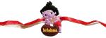 Kavim Kids RAKHI18 LADUU Kids Rakhi Plastic (PVC) Rakhi Set (1 KRISHNA Kids Rakhi)