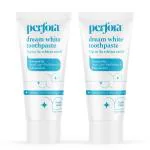 Perfora Dream Whitening Toothpaste - 75 gms (Pack of 2) , Instant Teeth Whitening for Kids & Adults , Made Safe Certified SLS Free & No Artificial Sweeteners , Vegan Friendly Gel - Fresh Mint (Flavor)