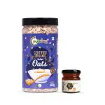 Nutriorg Certified Organic Rolled Oats 400g ( Get Free sample 50g High altitude honey)