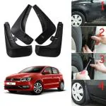 Oshotto Mud Flap (O.E.M Type) Compatible with Volkswagen Polo 2014,2015,2016,2017,2018,2019 (T-II) (Set of 4)