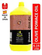 The Oil Factory 5.25L Pomace Olive Oil | Ideal for All Indian Cooking | Imported from Spain