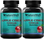 Naturewell Apple Cider Vinegar Gummy Vitamins Advanced, 30 Gummies Each (Pack Of 2)