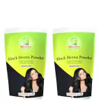 Natural Diva Pure Black Henna Powder for Hair Color | shine hair |Pack of 3 | 80gms