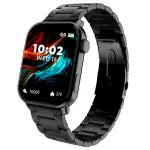 beatXP Unbound+ 1.8 inch (4.5 cm) AMOLED Display (1000 Nits Brightness), Bluetooth Calling Smart Watch, 100+ Sports Modes, Health Rate, SpO2 & Sleep Monitoring - Black Metal Chain