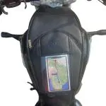 SAHARA SEATS Mobile Tank Cover/Tank Bag Compatible with Super Meteor 650 - Black