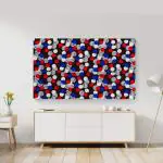 Dream Care Marigold Dustproof Printed (40 inch) LED TV Cover Elastic Stretchable Screen Protector Compatible for All Models - Multicolour (Print 19)