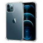 Kite Digital iPhone 12 Pro Max Transparent Bumper Shock Proof Corner Soft TPU Silicone Flexible Back Case Cover (Pack of 2)