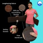 Arg Health Care Tourmaline Heating Belt | Therapeutic Energy Waist Stomach Fat Reduction Massager