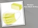Rockjon Non Woven Fabric 3 Ply Disposable Fabric Mask With Layer Protection - Free Size (Pack Of 50)