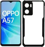 CarryWrap Back Cover for Oppo A57 5g (Black, Grip Case, Pack of: 1)