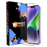 FIRST MART Edge To Edge Black Border Flare OG Tempered Glass Screen Protector for Apple iPhone 14 Plus, iPhone 13 Pro Max (Pack of 1)