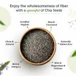 Fruitzvilla Chia Seeds Weight Loss with Omega 3 , Zinc and Fiber, Calcium Rich Chia Seeds 250gm