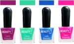 OUR Beauty Multicolor High Quality Quick Dry Long Lasting Hd Colors Nail Polish Pcs Vs50, 32 ml (Set Of 4)