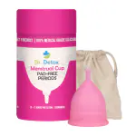Dr. Detox Reusable Menstrual Cup - Small (Pink)