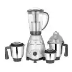 Morphy Richards Icon Superb 750 Watt Mixer Grinder, 4 Jars, Silver and Black