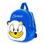 Safar Enterprises ll Sonic (Blue) School Kids Bag l Kids Bag l Cartoon Bag l Bag For Kids l (3 to 5 Age)