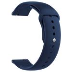 Acm Watch Strap Silicone Belt compatible with Fire-Boltt Saturn Bsw085 Smartwatch Sports Band Dark Blue