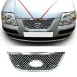 CarSaaz Bentley Style Front Grill Chrome Compatible with Santro Type 2(2003-2015)