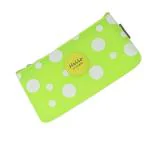 Parteet Green Polka Dot Pouch