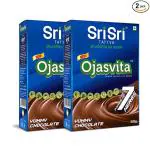 Sri Sri Tattva Ojasvita Chocolate Powder, 500G Each (Pack Of 2)