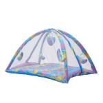 MONI MINI THE BRAND Baby Playgym For Babies|Activity Play Gym Mat With 5 Hanging Toys|Foldable&Durable Cotton Play Mat|Baby Crawling Mats For Floor For 0 To 24 Months for Baby Boy and Girl Multi Functional and Play