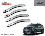 Auto E-Shopping Car Chrome Handle Cover for Tata Nexon 2017 to 2020 Models without Sensor Set of 4 Pieces